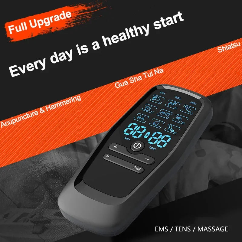Tens Muscle Stimulator Electric EMS Acupuncture Body Massage Digital Therapy