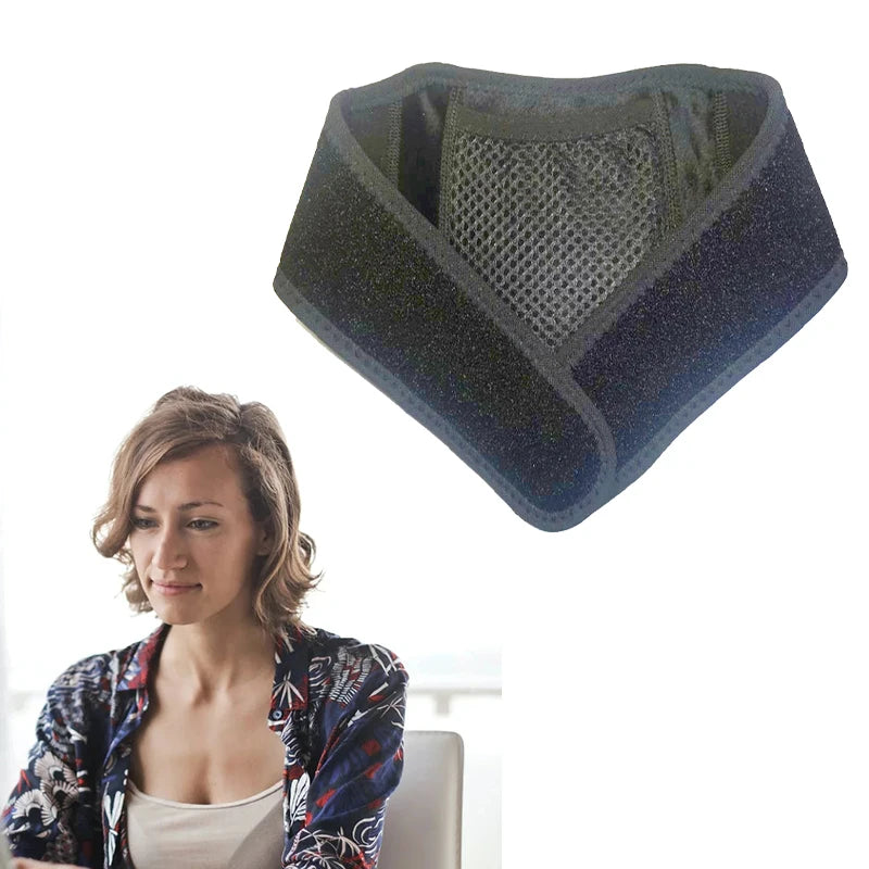 Electric Heated Neck Protection Belt with Adjustable Temperature Levels for Warmth & Relaxation