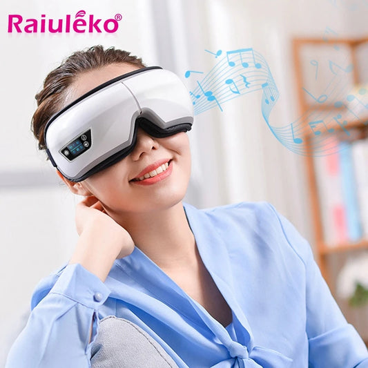  6D Smart Eye Massager. Ultimate eye care, this innovative eye massager combines advanced airbag compression, gentle vibration, and soothing heat to provide a revitalizing experience. 